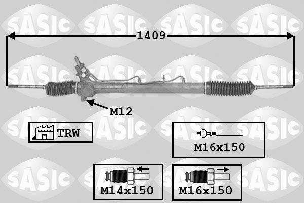 SASIC Stūres mehānisms 7006089