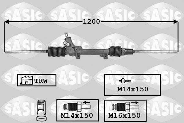 SASIC Stūres mehānisms 7006091