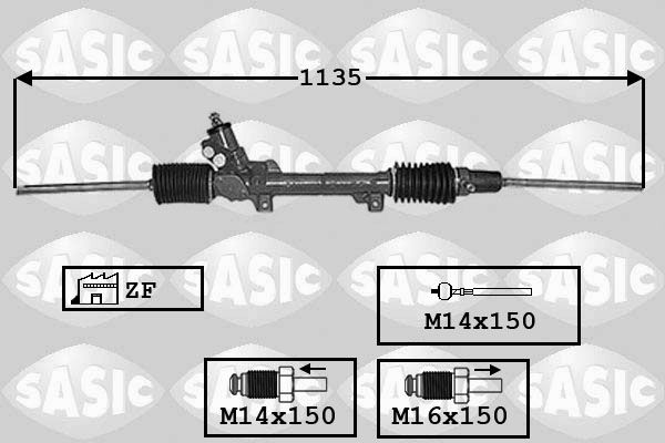 SASIC Stūres mehānisms 7006097