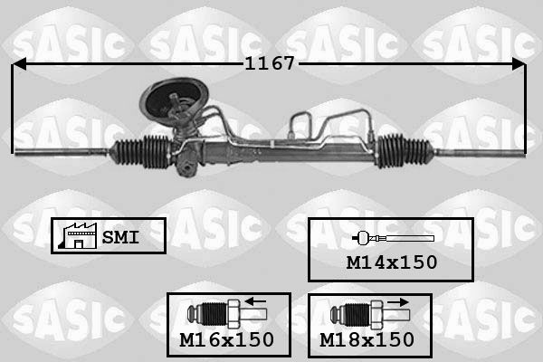 SASIC Stūres mehānisms 7006105