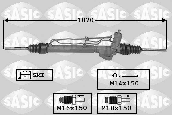 SASIC Stūres mehānisms 7006108