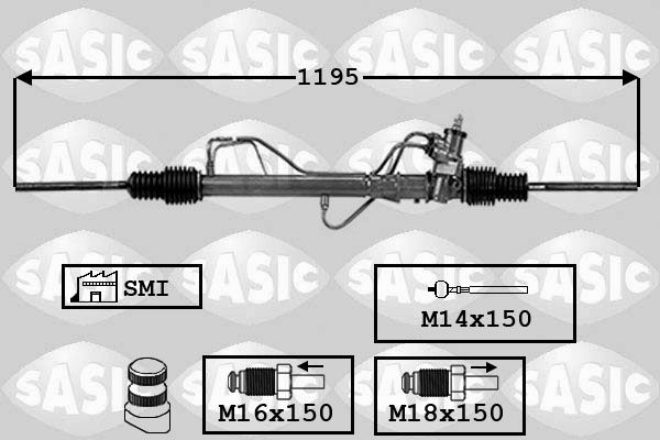 SASIC Stūres mehānisms 7006109