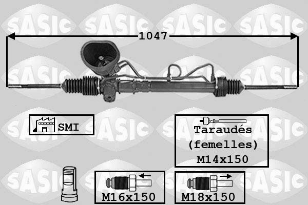 SASIC Рулевой механизм 7006118