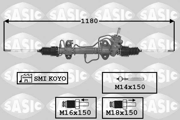 SASIC Рулевой механизм 7006120