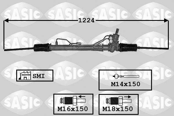SASIC Рулевой механизм 7006134