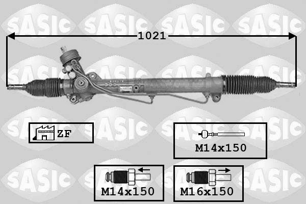 SASIC Stūres mehānisms 7006141