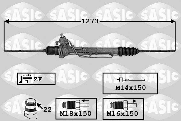 SASIC Stūres mehānisms 7006145