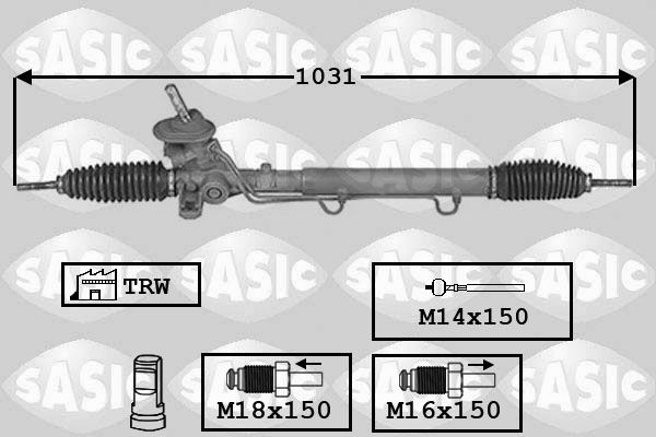 SASIC Stūres mehānisms 7006151