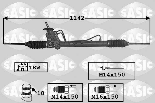 SASIC Рулевой механизм 7006153