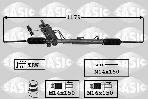 SASIC Рулевой механизм 7006155