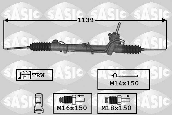 SASIC Stūres mehānisms 7006157