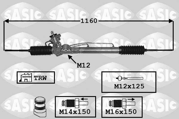 SASIC Рулевой механизм 7006163