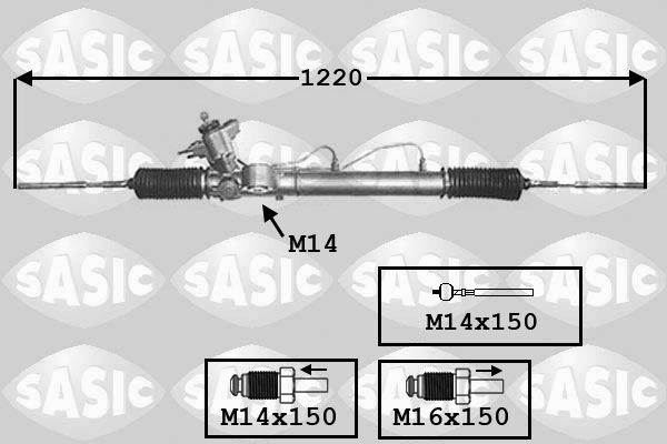 SASIC Stūres mehānisms 7006164