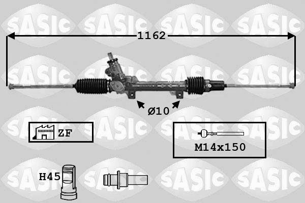 SASIC Stūres mehānisms 7170021