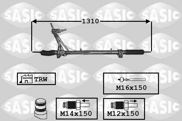 SASIC Stūres mehānisms 7170025