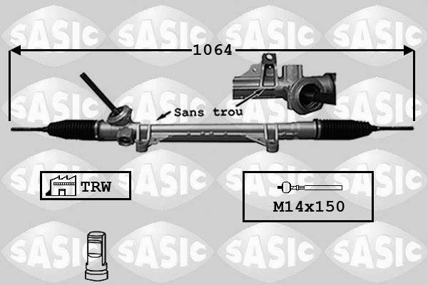 SASIC Рулевой механизм 7174019