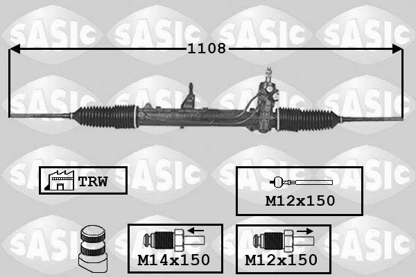 SASIC Рулевой механизм 7176002