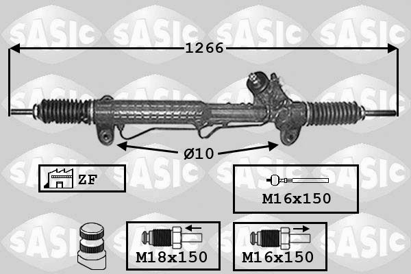 SASIC Stūres mehānisms 7176020