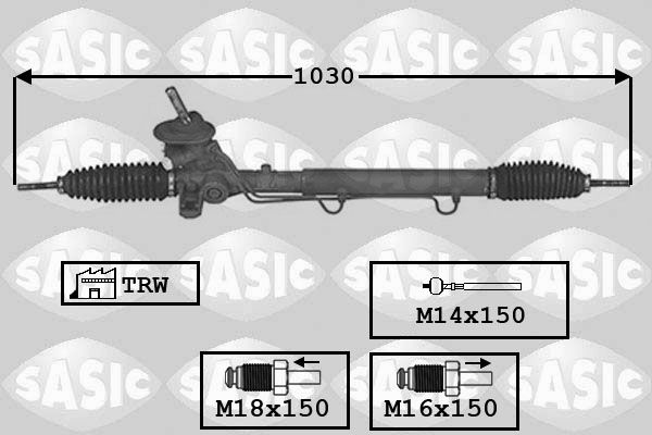SASIC Stūres mehānisms 7176029