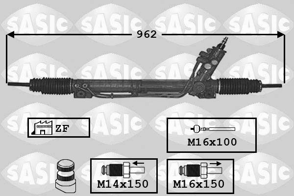 SASIC Stūres mehānisms 7176034