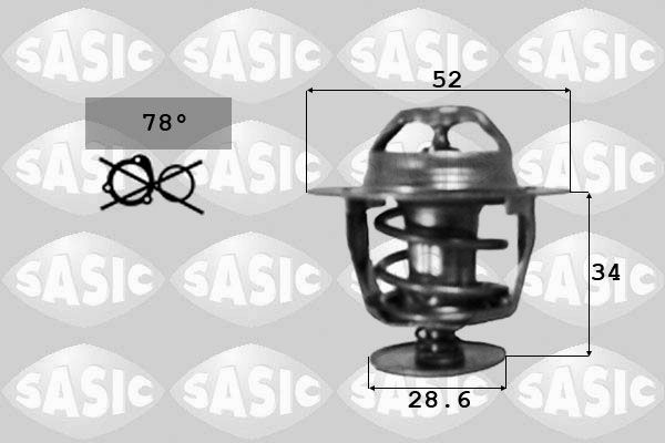 SASIC Термостат, охлаждающая жидкость 9000237