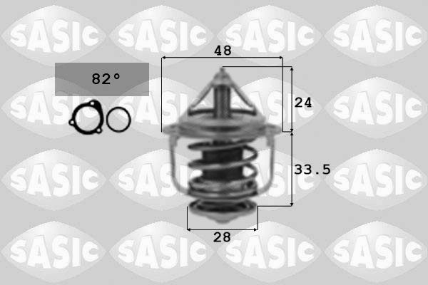 SASIC Termostats, Dzesēšanas šķidrums 9000317