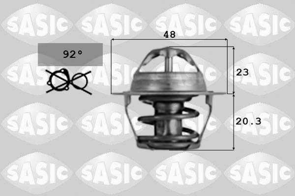 SASIC Термостат, охлаждающая жидкость 9000389