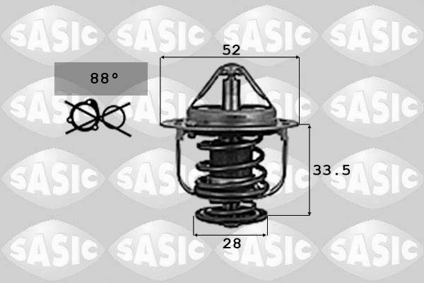 SASIC Termostats, Dzesēšanas šķidrums 9000715