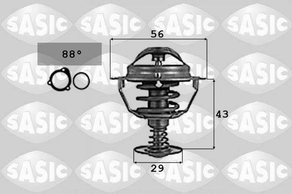 SASIC Termostats, Dzesēšanas šķidrums 9000724