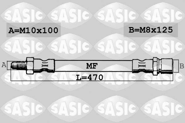 SASIC Тормозной шланг SBH0137
