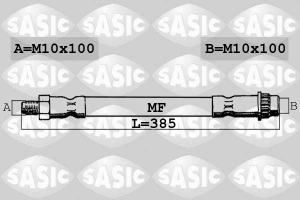 SASIC Bremžu šļūtene SBH0139