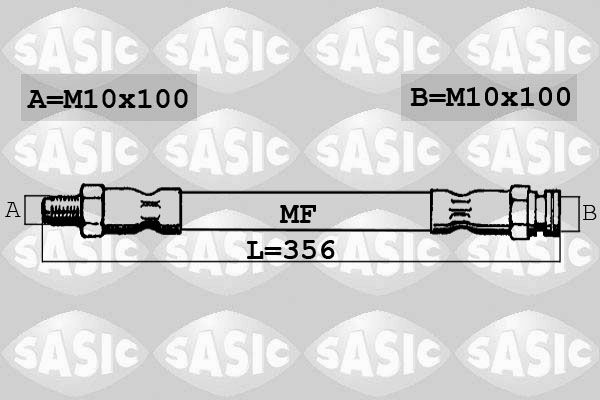 SASIC Bremžu šļūtene SBH0154