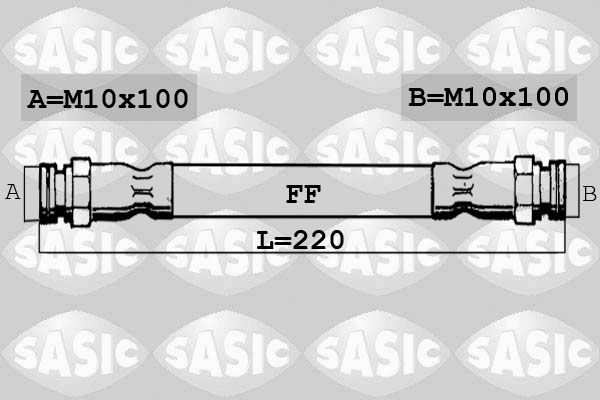 SASIC Тормозной шланг SBH0166