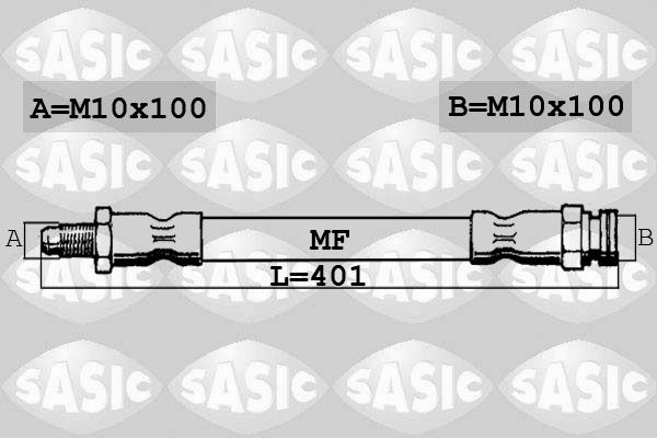 SASIC Bremžu šļūtene SBH0172