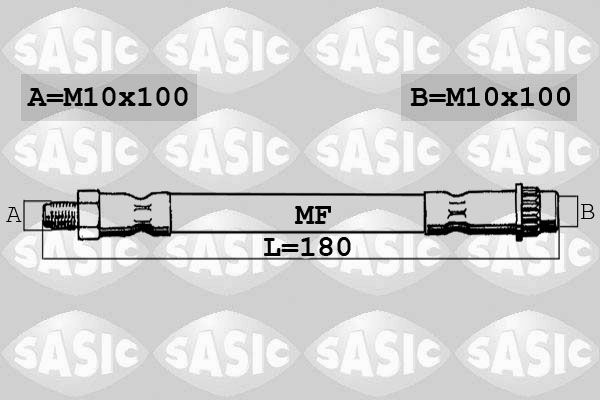 SASIC Bremžu šļūtene SBH4084