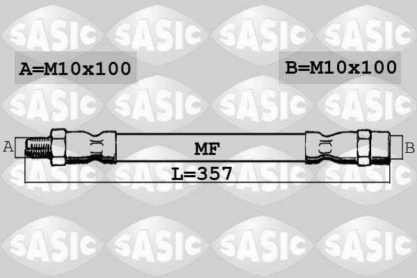 SASIC Bremžu šļūtene SBH6273