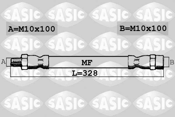 SASIC Bremžu šļūtene SBH6283