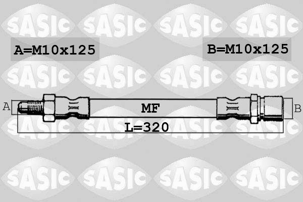 SASIC Bremžu šļūtene SBH6284