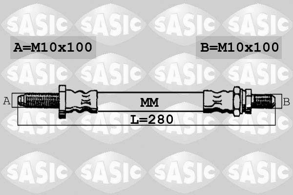 SASIC Bremžu šļūtene SBH6324