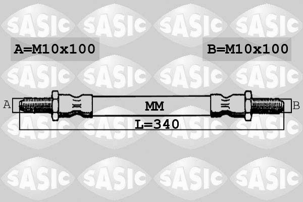 SASIC Bremžu šļūtene SBH6334
