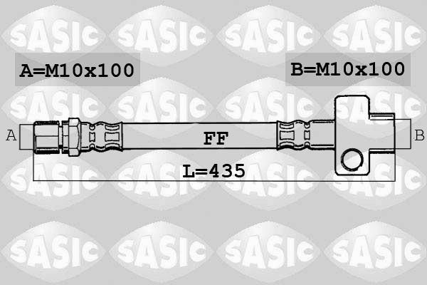 SASIC Bremžu šļūtene SBH6339