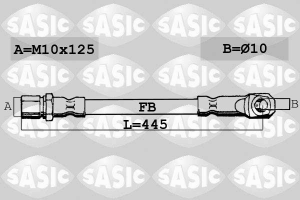 SASIC Bremžu šļūtene SBH6351