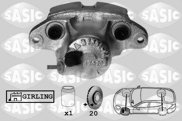 SASIC Тормозной суппорт SCA4020