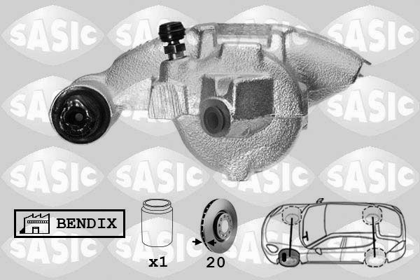 SASIC Тормозной суппорт SCA6266