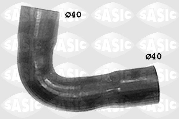 SASIC Шланг радиатора SWH0445