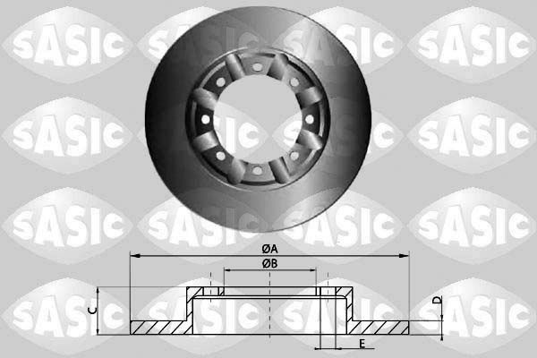 SASIC Bremžu diski T611001