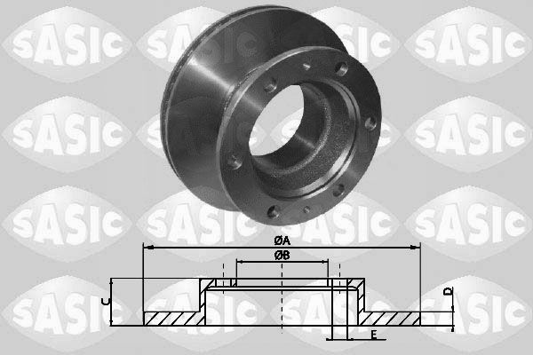 SASIC Тормозной диск T616003