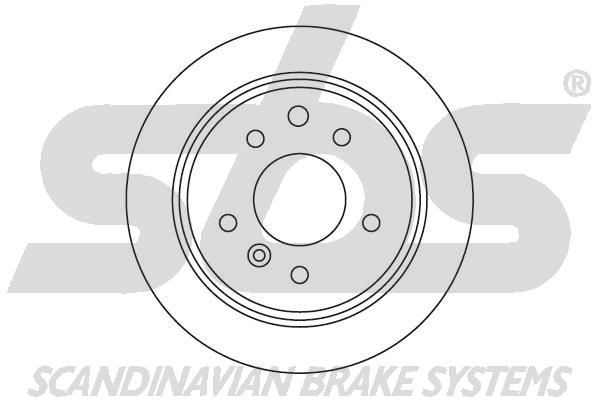 SBS Тормозной диск 1815201217