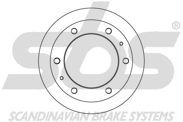 SBS Тормозной диск 1815202319
