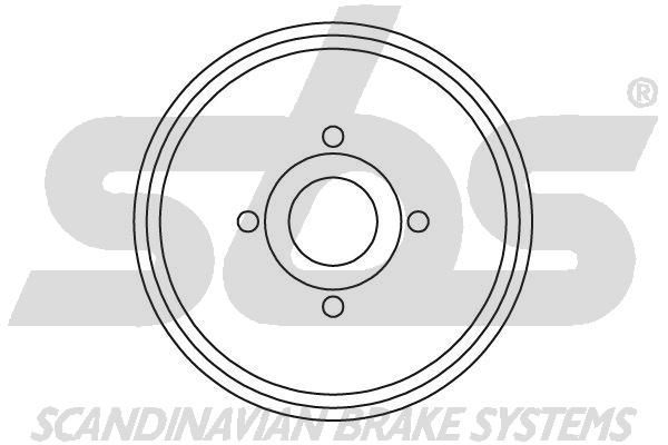 SBS Тормозной барабан 1825253915